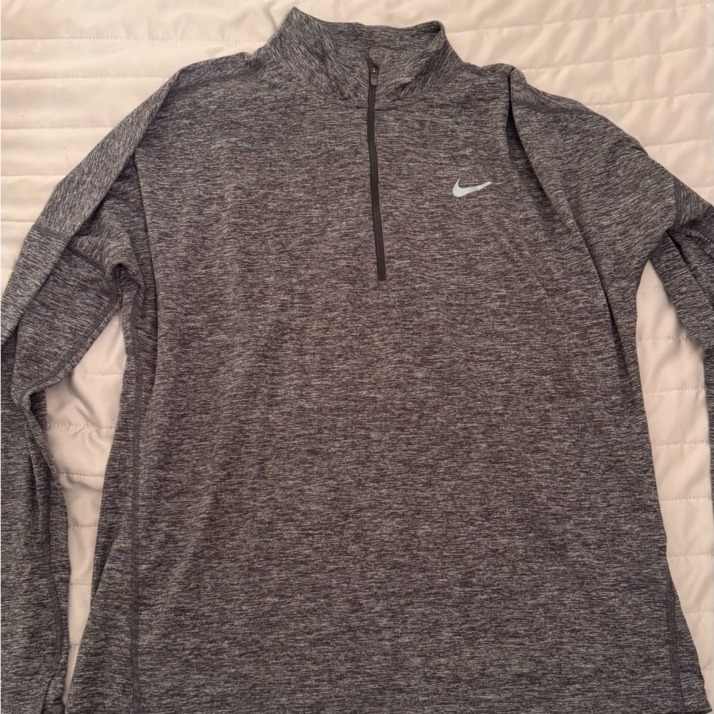 Nike Gray Long Sleeve Top